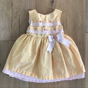 Sweet Pastel Searsucker Dress 24M